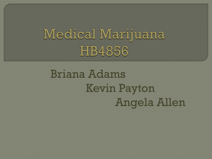 medical marijuana hb4856