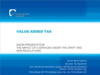 VALUE-ADDED TAX