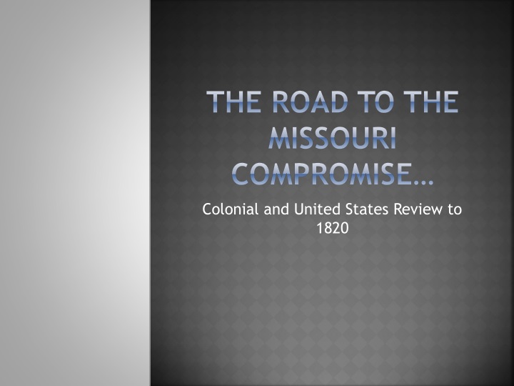 the road to the missouri compromise