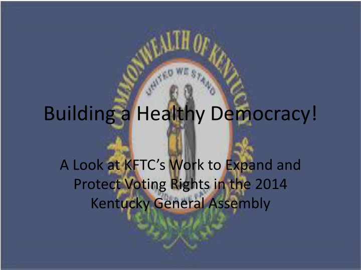 building a healthy democracy