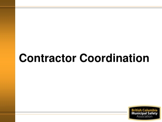 Contractor Coordination
