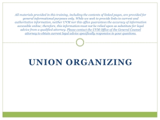 Union Organizing