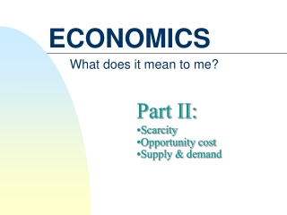 ECONOMICS