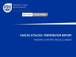 FAECES ATTACKS: PERPETRATOR REPORT