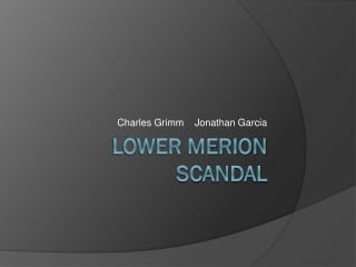 Lower Merion Scandal