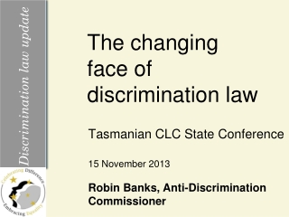 The changing face of discrimination law