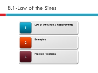 8.1-Law of the Sines