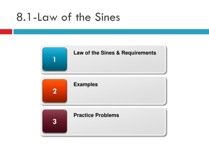 8 1 law of the sines