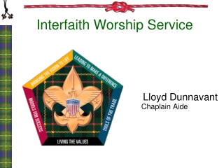 Lloyd Dunnavant Chaplain Aide