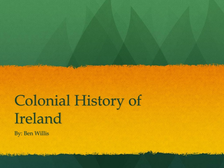 colonial history of ireland