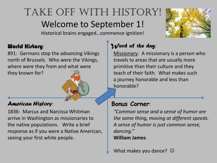take off with history welcome to september
