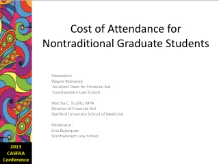 Cost of Attendance for Nontraditional Graduate Students
