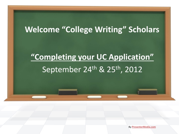 welcome college writing scholars