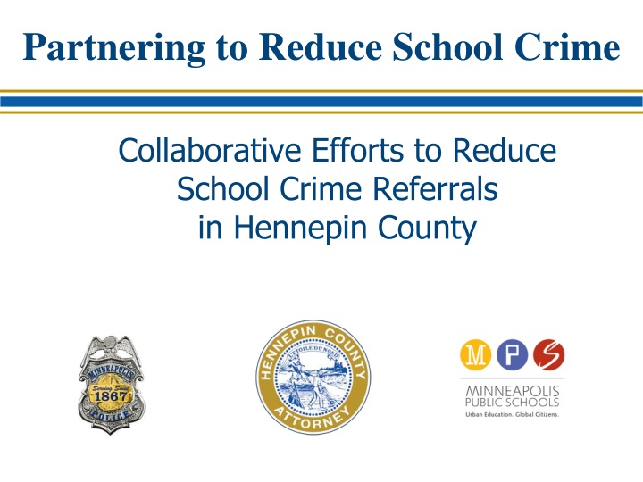 partnering to reduce school crime