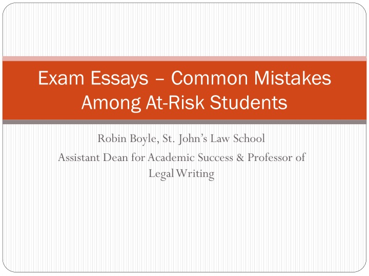 exam essays common mistakes among at risk students