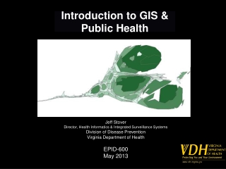Introduction to GIS &amp; Public Health
