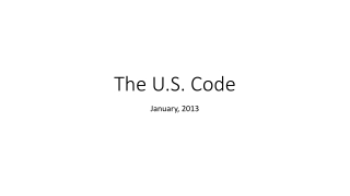 The U.S. Code