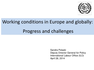 W orking conditions in Europe and globally: Progress and challenges