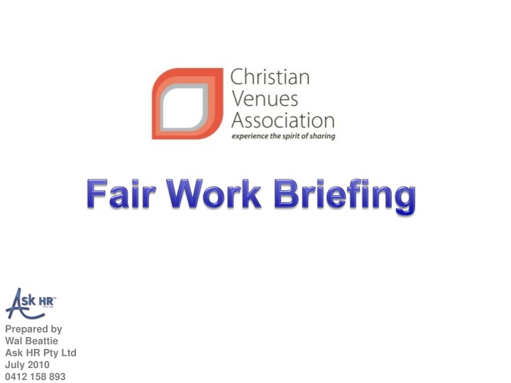 fair work briefing