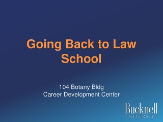 Going Back to Law School