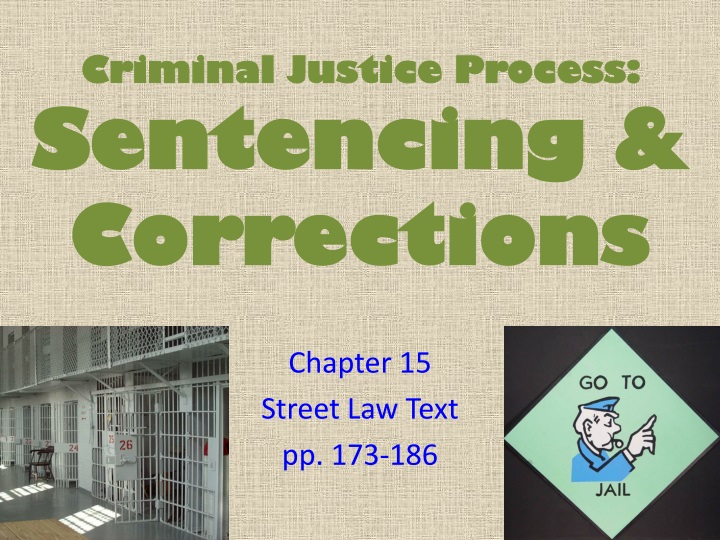 criminal justice process sentencing corrections