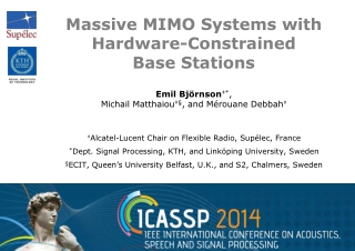 Massive MIMO Systems with Hardware-Constrained Base Stations