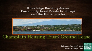 Champlain Housing Trust: Ground Lease