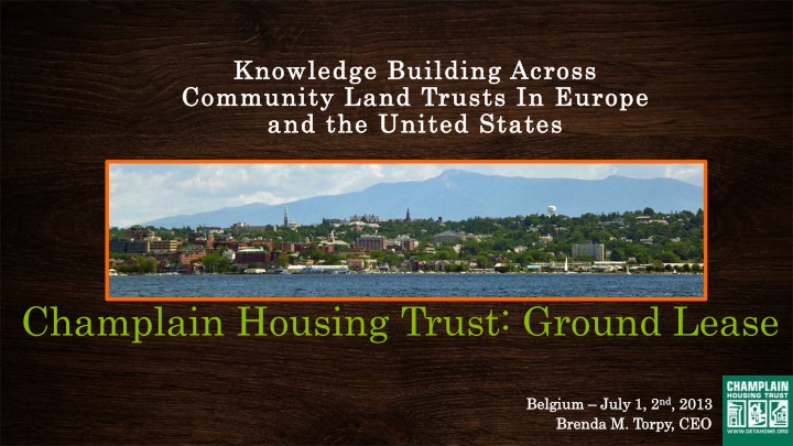 champlain housing trust ground lease