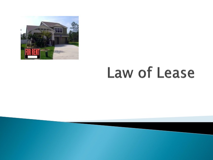 law of lease