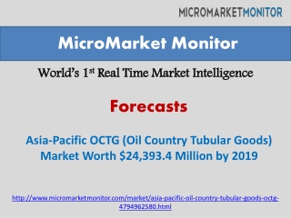 Asia-Pacific OCTG (Oil Country Tubular Goods) Market By 2019