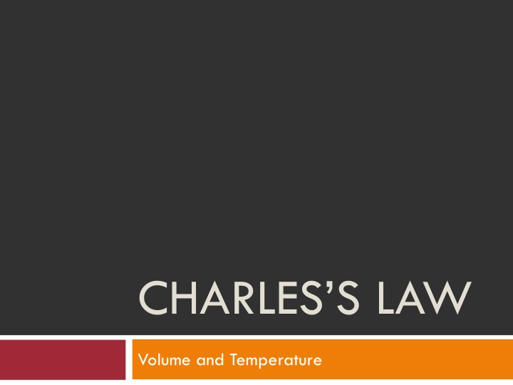 charles s law