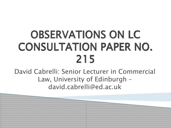 observations on lc consultation paper no 215