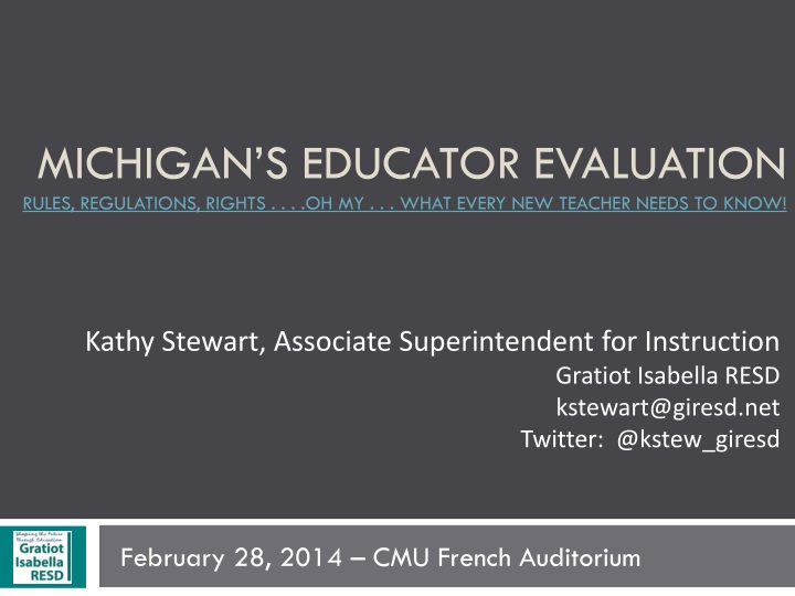 michigan s educator evaluation rules regulations rights oh my what every new teacher needs to know