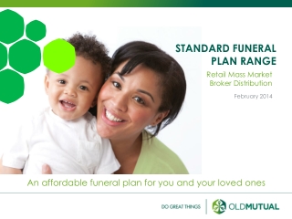 standard funeral plan range