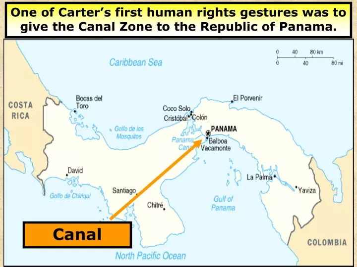 one of carter s first human rights gestures