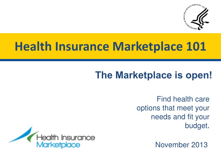 health insurance marketplace 101