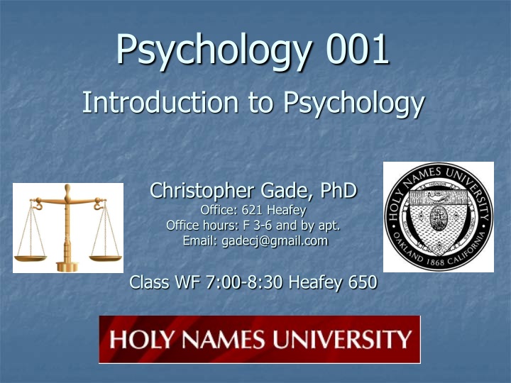 psychology 001 introduction to psychology