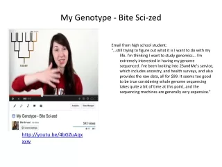 My Genotype - Bite Sci-zed