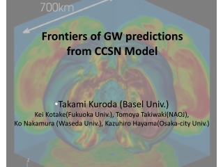 Frontiers of GW predictions from CCSN Model