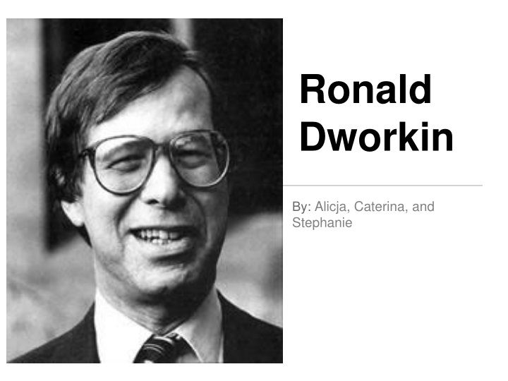 ronald dworkin