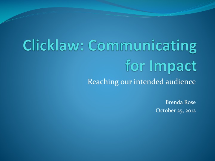 clicklaw communicating for impact