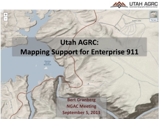 Utah AGRC: Mapping Support for Enterprise 911