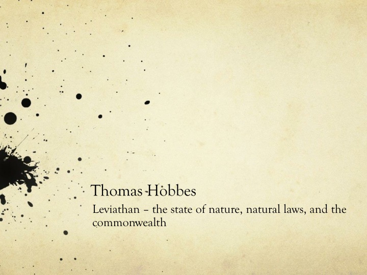 thomas hobbes