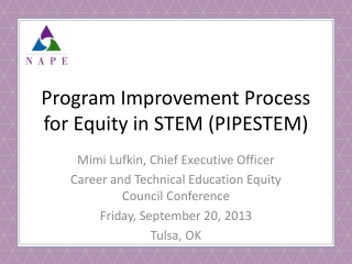 Program Improvement Process for Equity in STEM (PIPESTEM)
