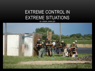 Extreme Control in Extreme Situations by Armin Winkler