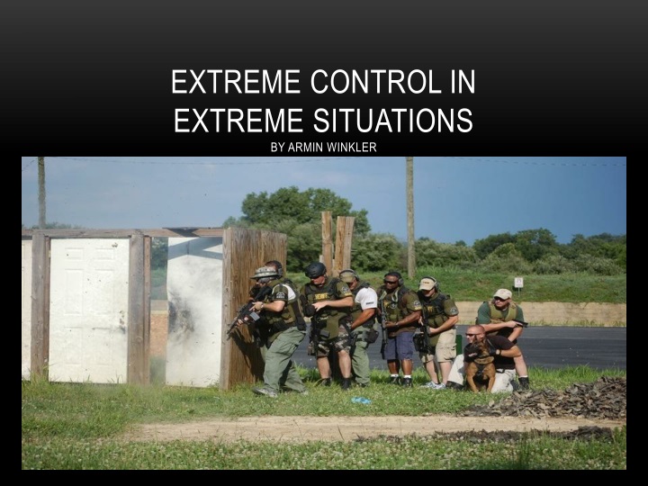 extreme control in extreme situations by armin winkler