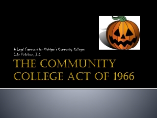 The Community College Act of 1966