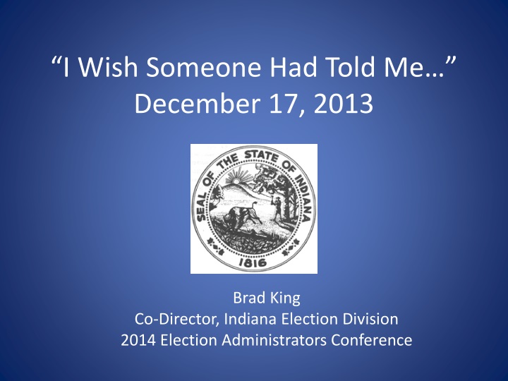 i wish someone had told me december 17 2013