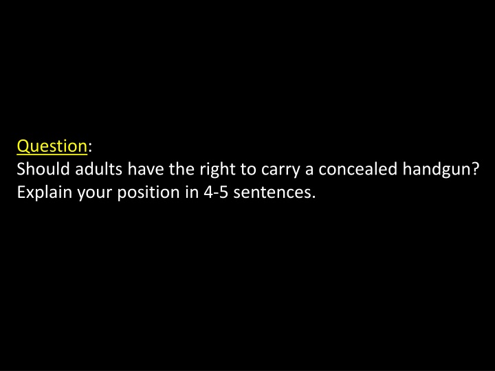 question should adults have the right to carry