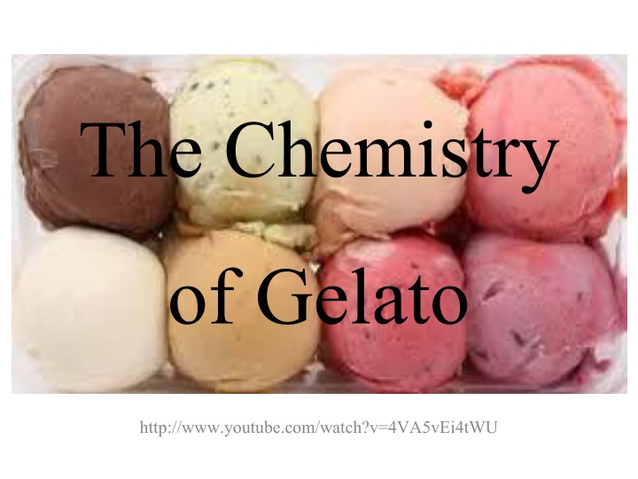the chemistry of gelato